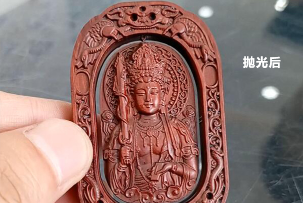 木头抛光新工艺，镜面喷砂机用于紫檀抛光！